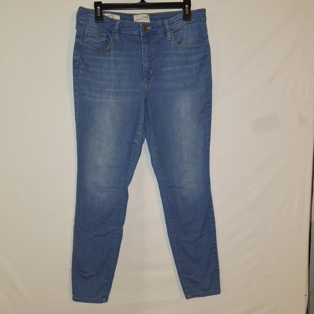 Universal Thread Women's Denim High Rise Skinny Jeans 12 Regular Medium Wash